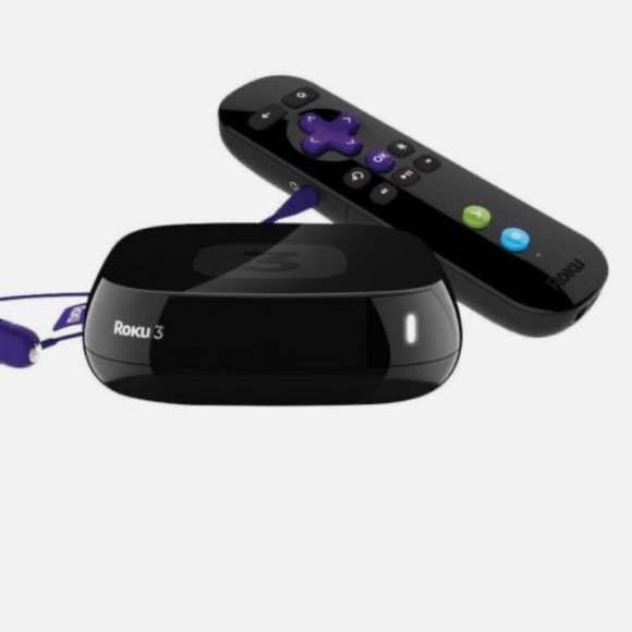 Roku 3 Streaming Player Model 4200X With Power Cable, HDMI, And Remote - Picture 2 of 9